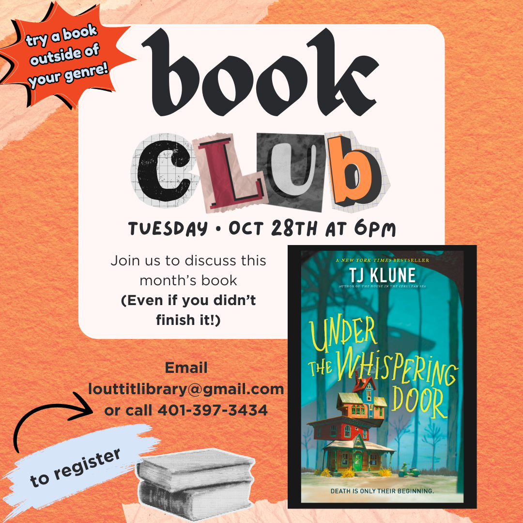 book club flier
