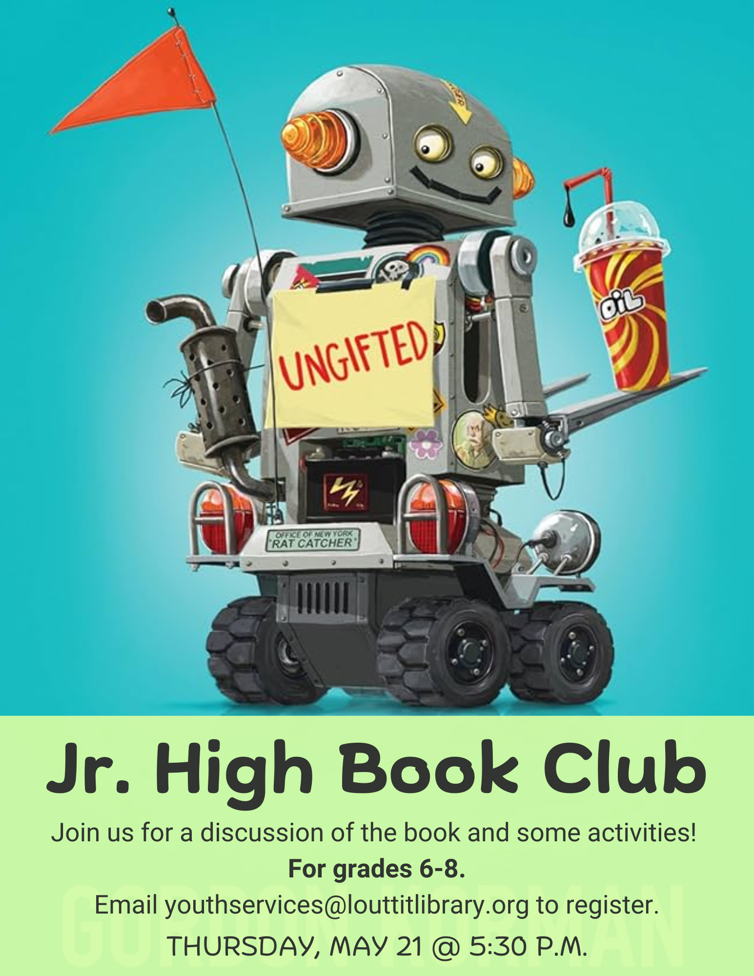 Jr. High Book Club, Ungifted by Gordon Korman
