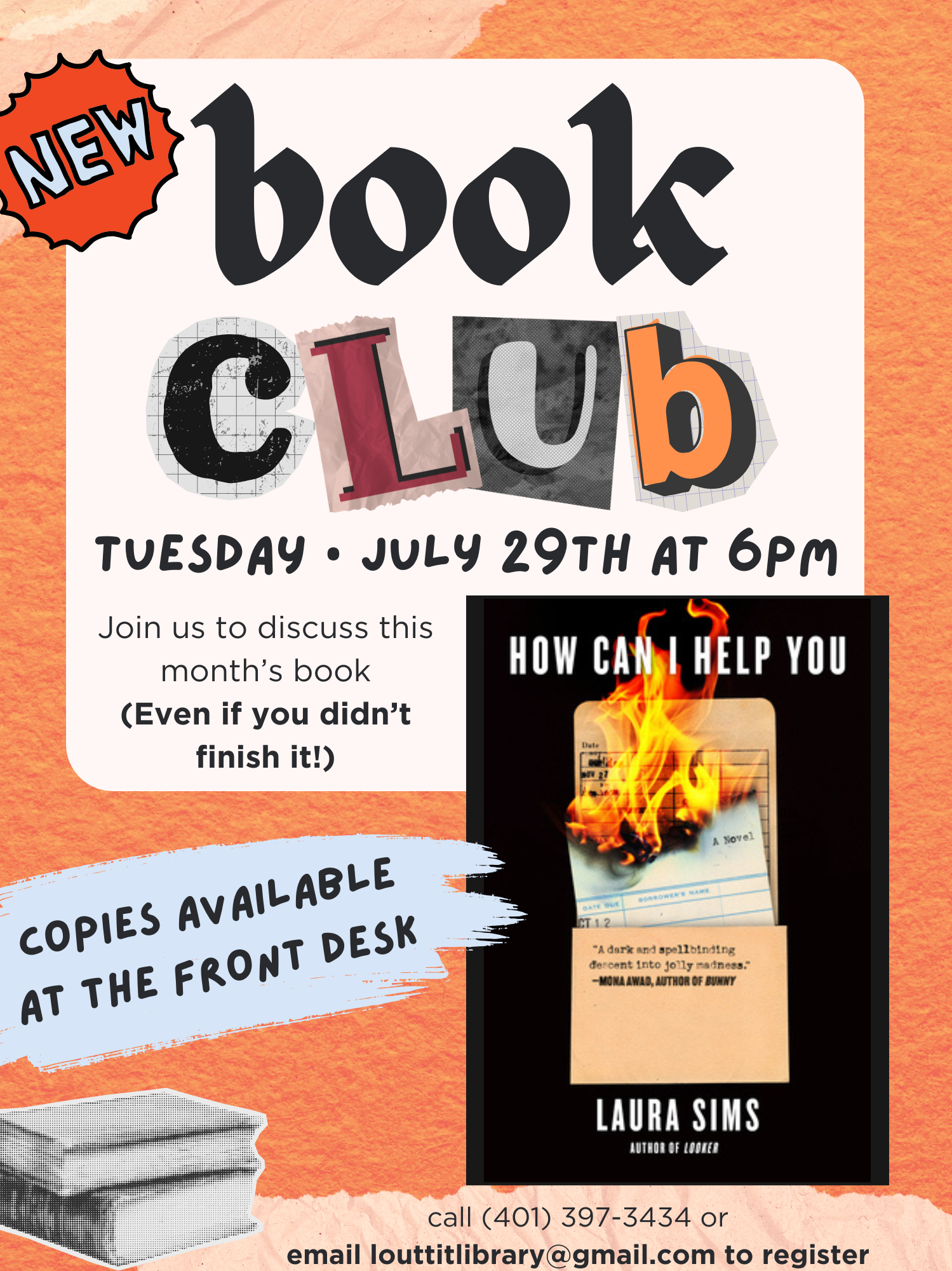 book club flier