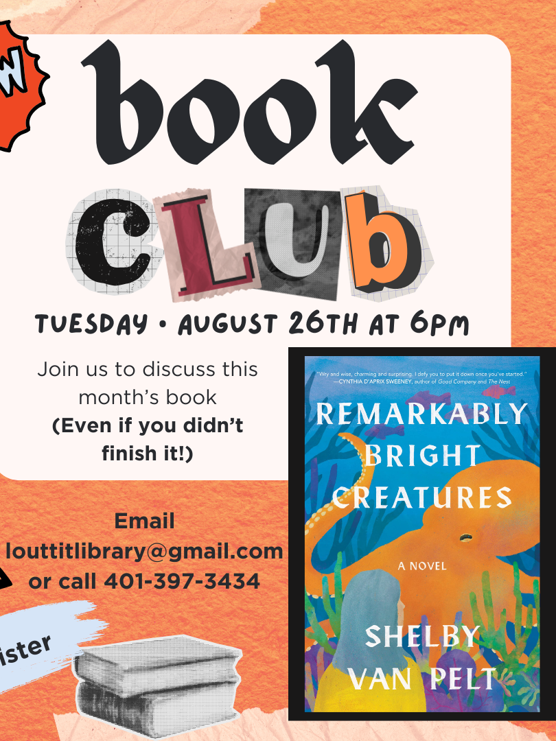 book club flier