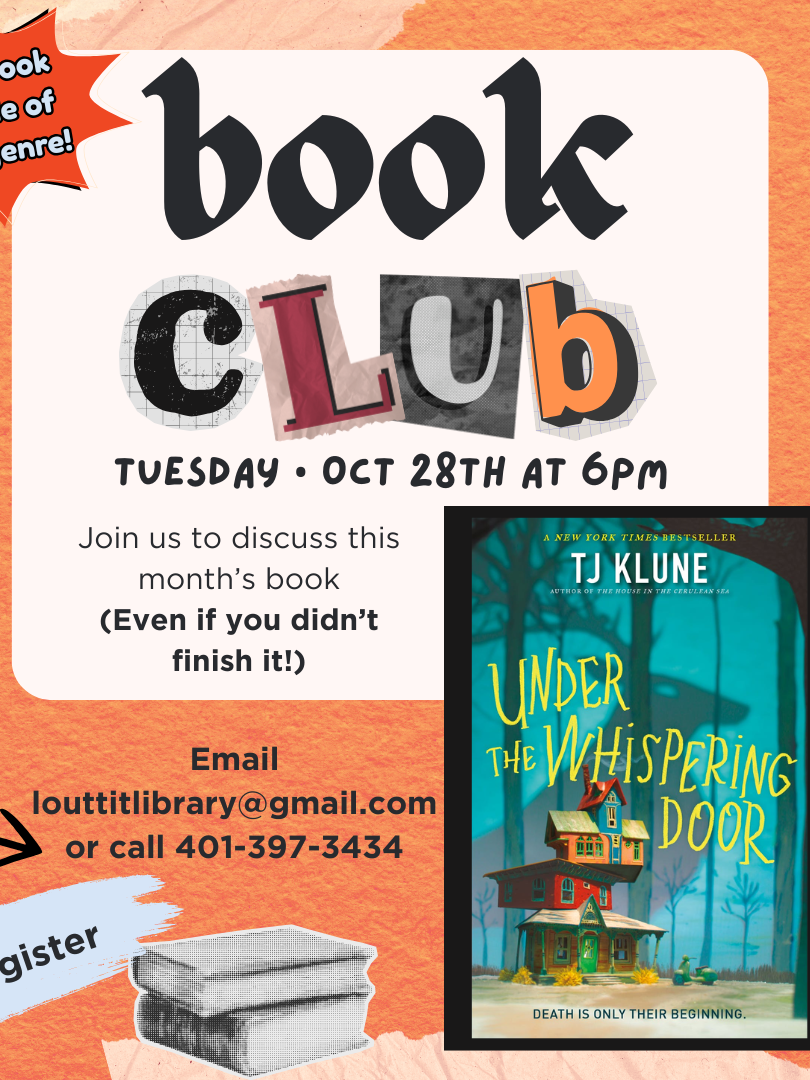 book club flier