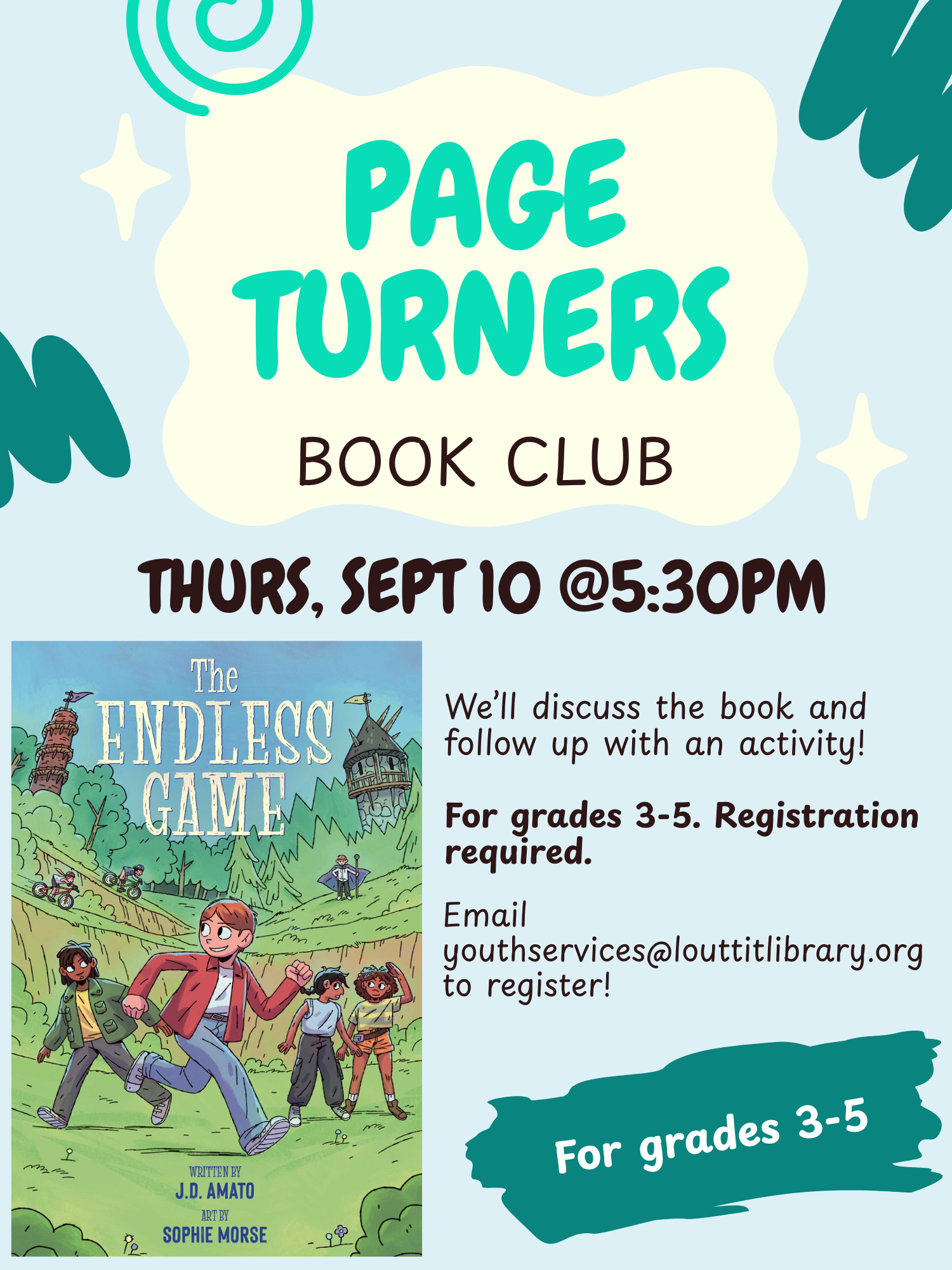 Page Turners Book Club, Endless Game by J.D. Amato