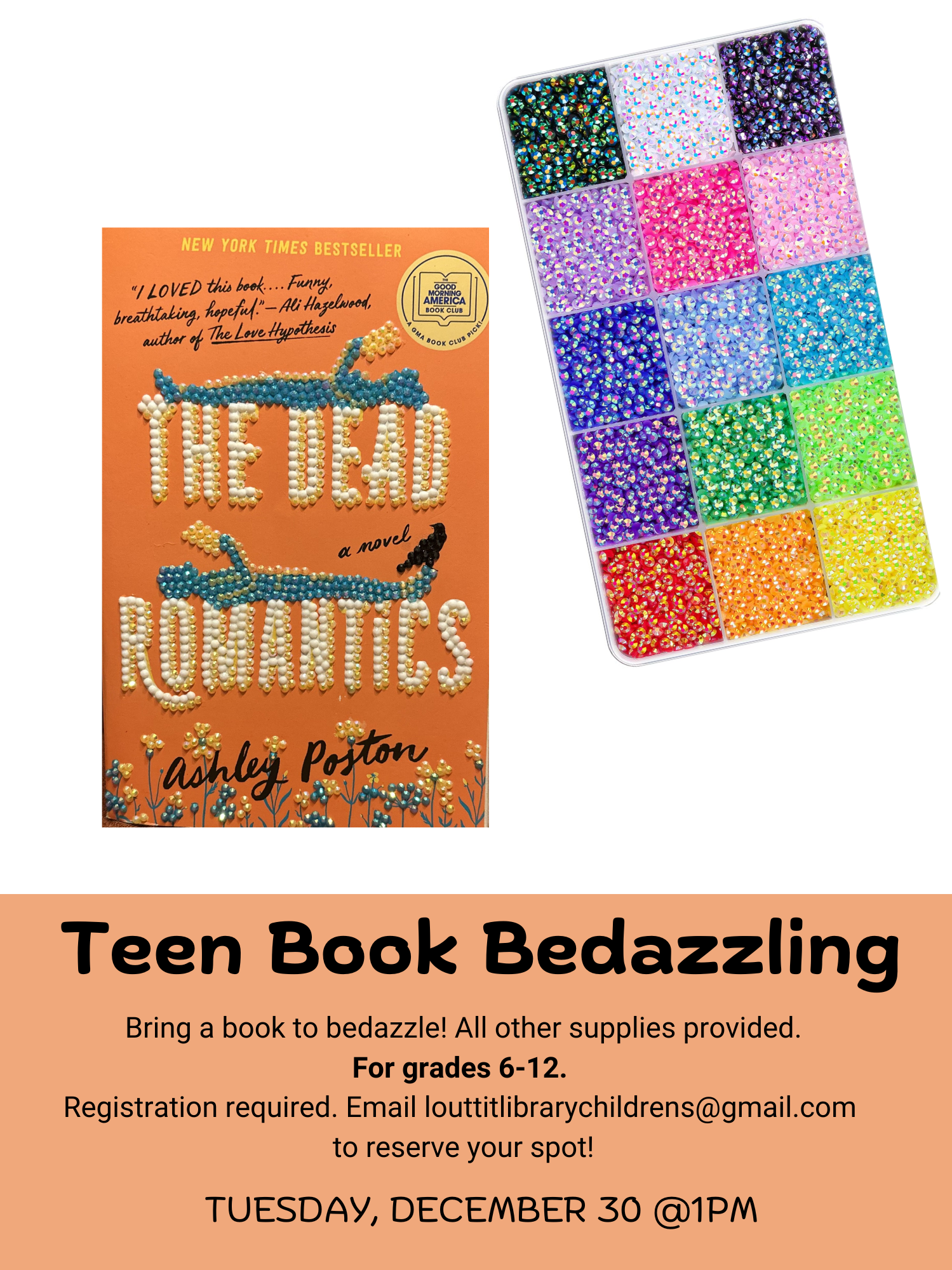 Teen Book Bedazzling