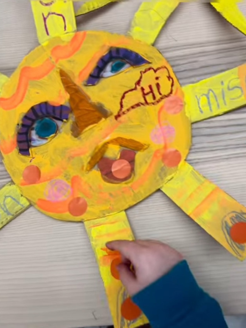 cardboard sun