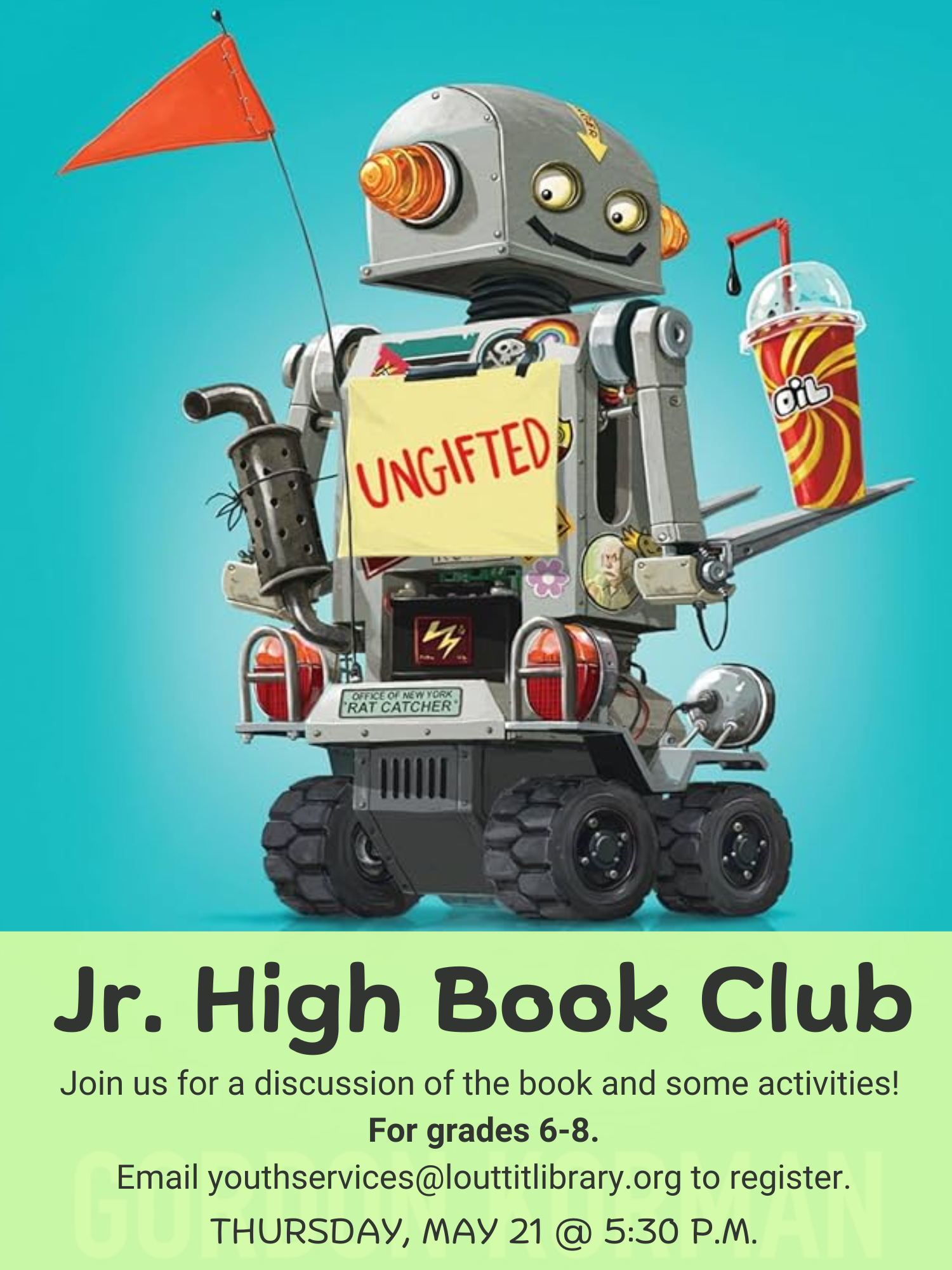 Jr. High Book Club, Ungifted by Gordon Korman