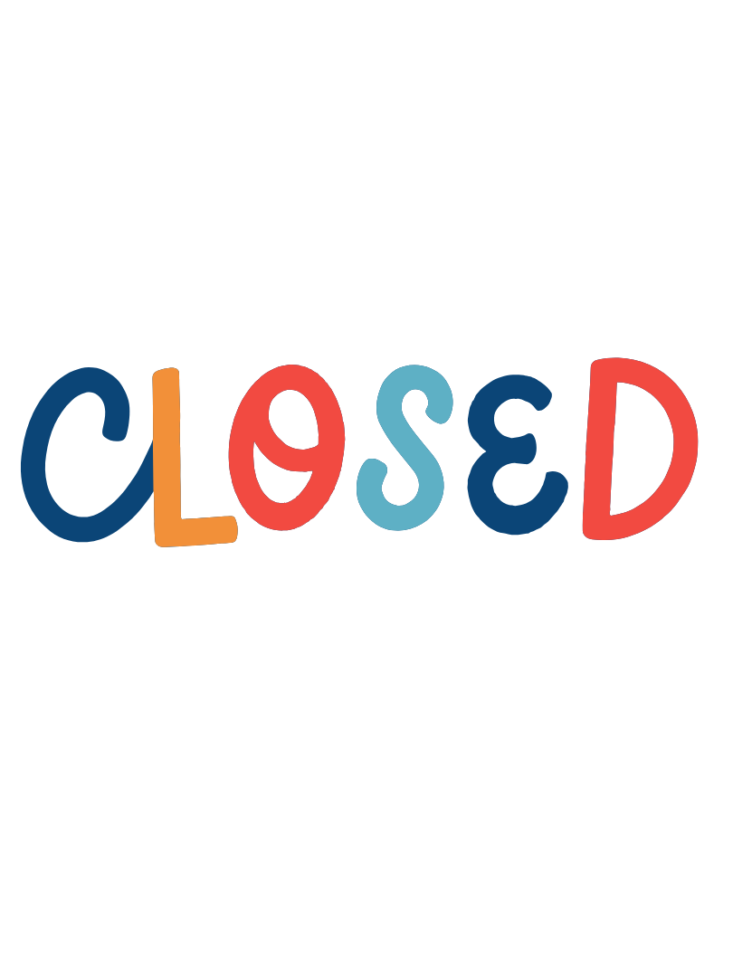 The word "Closed"