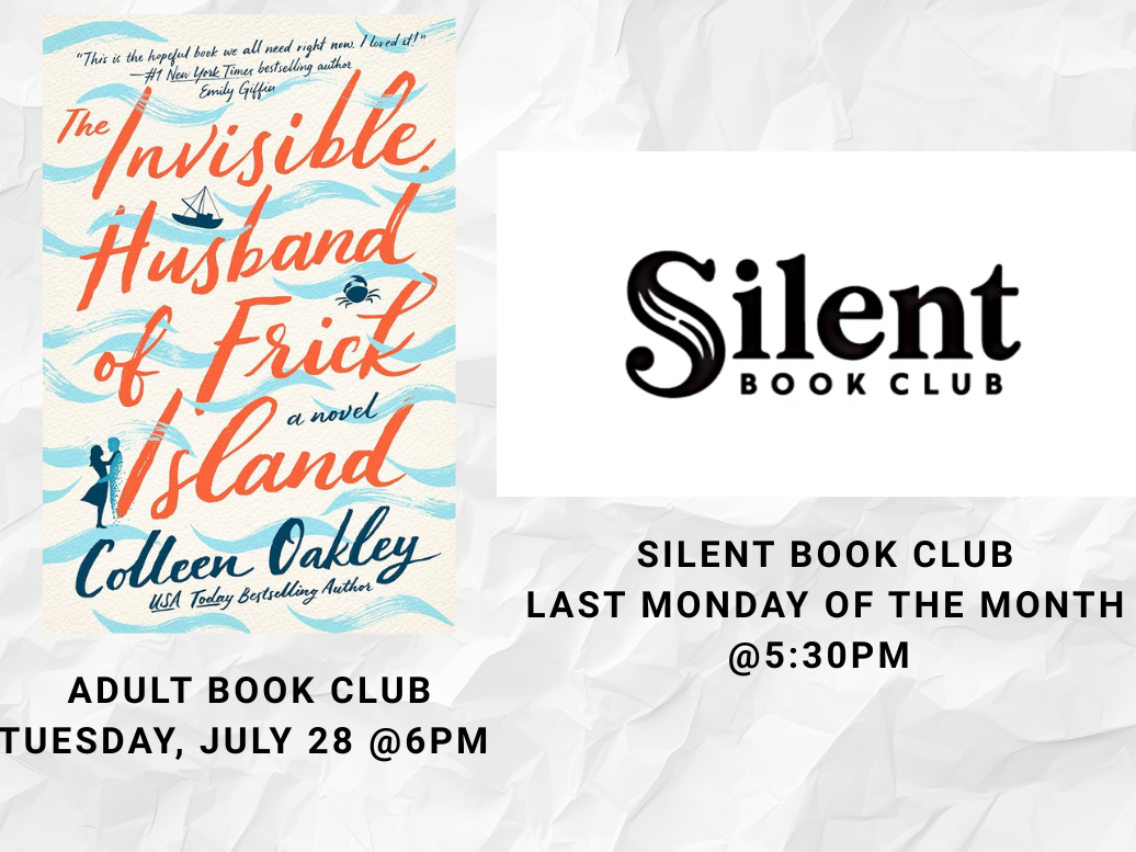 Adult book club and Silent Book Club
