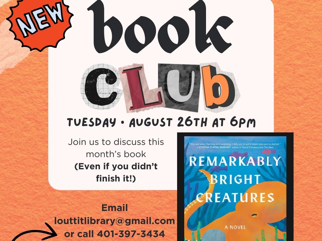 book club flier