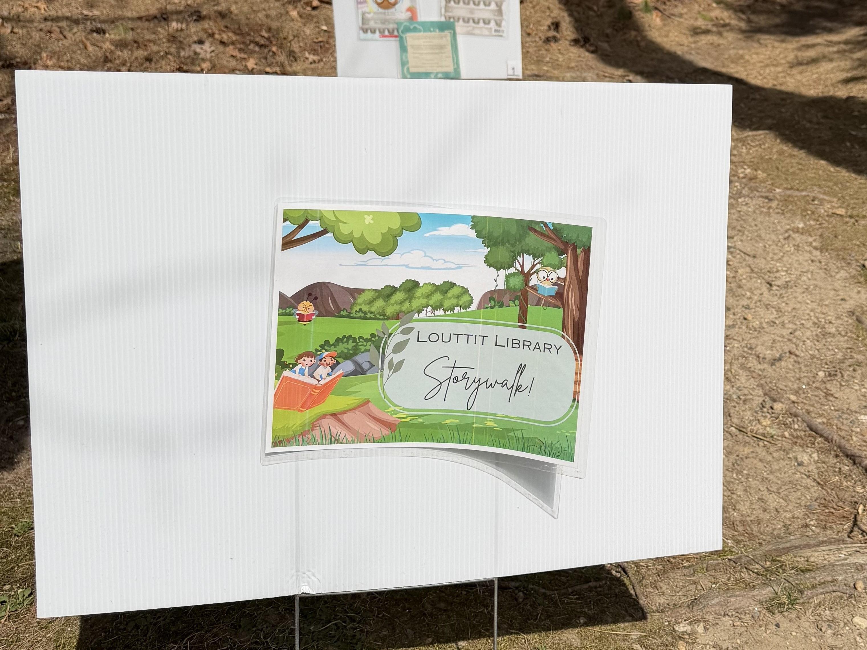 Storywalk outdoor sign