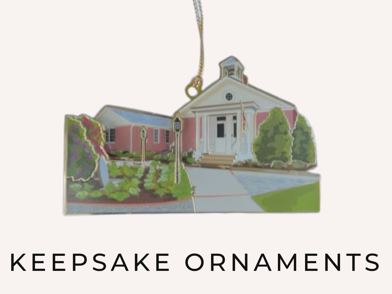 Louttit Library 75 years keepsake ornaments available for $25 each