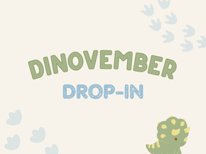 Dinovember Drop-In with footprint graphics